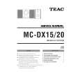 TEAC MC-DX15 Service Manual