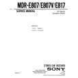 SONY MDR-E807V Service Manual