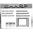 SHARP DV25071S Instrukcja Obsługi