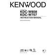 KENWOOD KDC-W707 Manual de Usuario