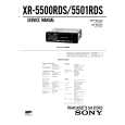 SONY XR5500RDS Service Manual
