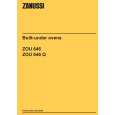 ZANUSSI ZOU646W Owners Manual