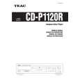 TEAC CD-P1120R Owners Manual