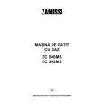 ZANUSSI ZC502MS Owners Manual