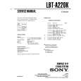 SONY LBT-A220K Service Manual