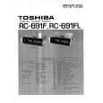 TOSHIBA RC691F/FL Manual de Servicio