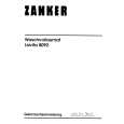 ZANKER LAVITA8092RS Owners Manual