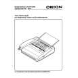 ORION FK4001 Owners Manual