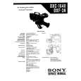 SONY DXF2A Service Manual