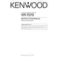 KENWOOD VR-7070 Instrukcja Obsługi