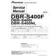 PIONEER DBRS400F Manual de Servicio