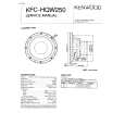 KENWOOD KFCHQW250 Service Manual