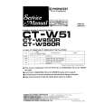PIONEER CT-W51 Instrukcja Serwisowa