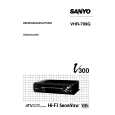 SANYO VHR-799G Manual de Usuario