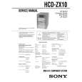 SONY HCDZX10 Instrukcja Serwisowa