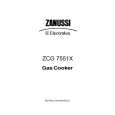 ZANUSSI ZCG7551XN Owners Manual