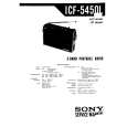 SONY ICF-5450L Service Manual