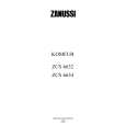 ZANUSSI ZCS6632W Owners Manual