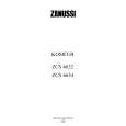 ZANUSSI ZCS6632W Owners Manual ZANUSSI ZCS6632W Owners Manual