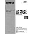 AIWA CDCX447 Manual de Usuario