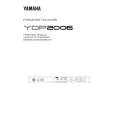 YAMAHA YDP2006 Owners Manual