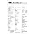 SABA FREIBURG TELECOMANDER H Service Manual