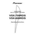 PIONEER VSX-709RDS Manual de Usuario