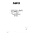 ZANUSSI ZV110 Owners Manual