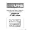 ALPINE 7525R Owners Manual