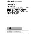 PIONEER PRS-D2100T/XS/ES Service Manual