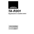 ONKYO TA-R301 Owners Manual