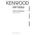 KENWOOD KRF-V4550D Owners Manual