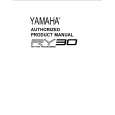 YAMAHA RY30 Owners Manual