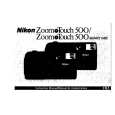 NIKON ZOOM TOUCH 500 Owners Manual