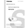 TOSHIBA TDP-ET20 Service Manual