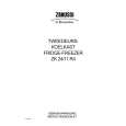 ZANUSSI ZK24/11R4 Owners Manual