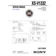 SONY XSV1332 Instrukcja Serwisowa