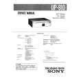 SONY UP-910 Instrukcja Serwisowa