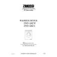 ZANUSSI ZWD1262S Owners Manual