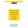 ZANUSSI ZGF643ICI Owners Manual
