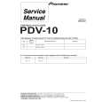 PIONEER PDV-10 Manual de Servicio