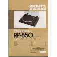 ROTEL RP-850 Instrukcja Obsługi