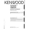 KENWOOD 1070VR Owners Manual