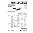 SONY HCD-SC6 Service Manual