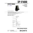 SONY DPIF4000 Service Manual