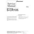 PIONEER S-CR105 Instrukcja Serwisowa