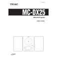 TEAC MC-DX25 Owners Manual