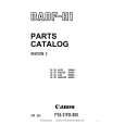 CANON DADF-H1 Katalog Części