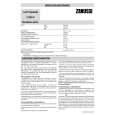 ZANUSSI T803V-1 Owners Manual