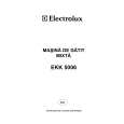 ELECTROLUX EKK5006 Manual de Usuario